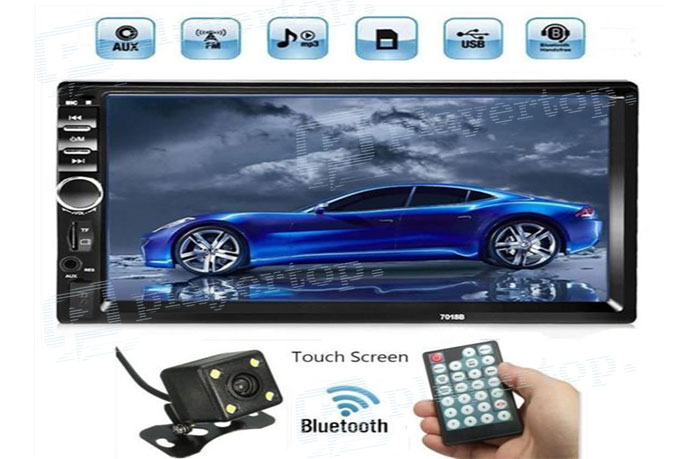 Autoradio GPS caméra recul sans fil